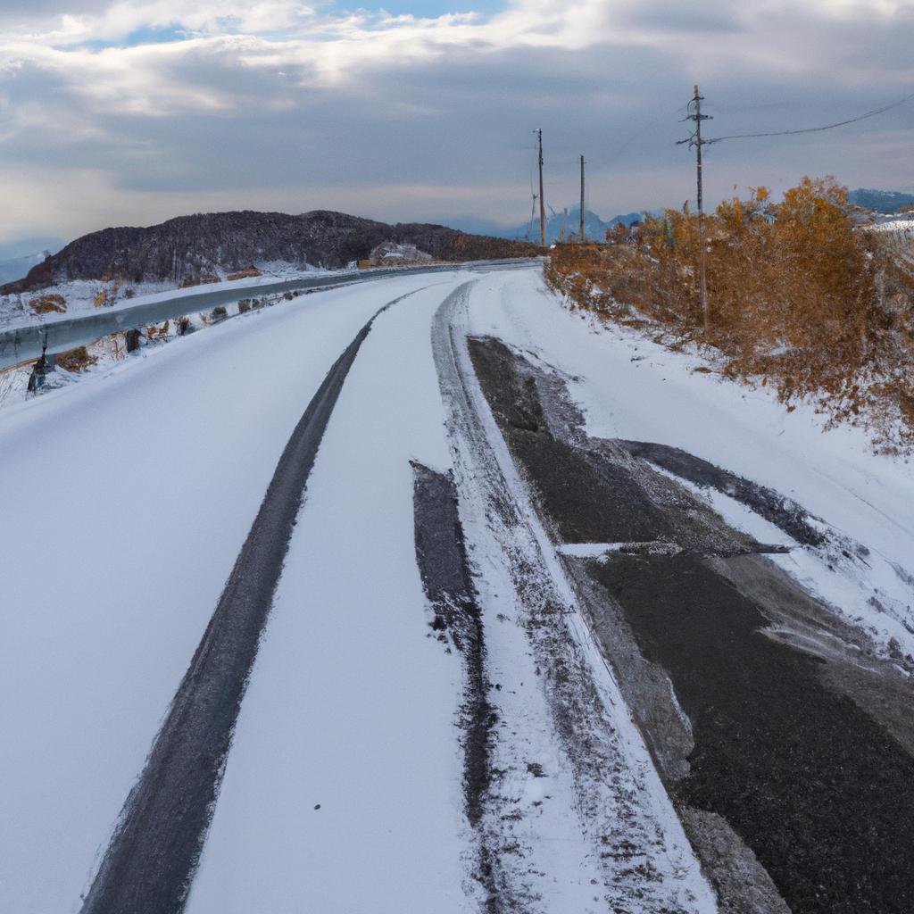 駒ケ根の冬道事情