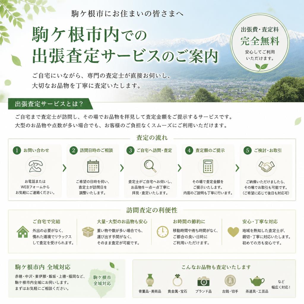 出張査定サービスのご案内