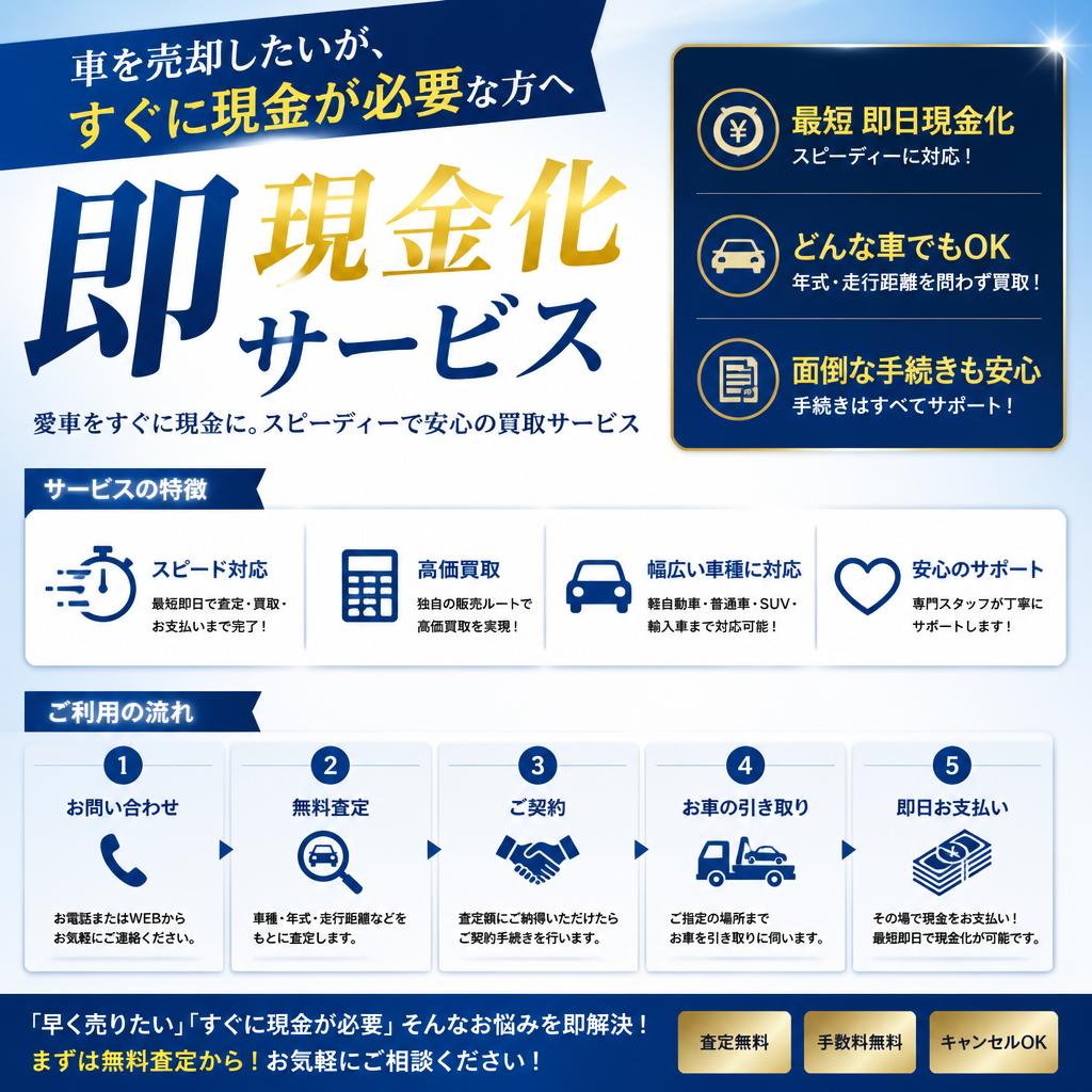 即現金化サービスの活用法