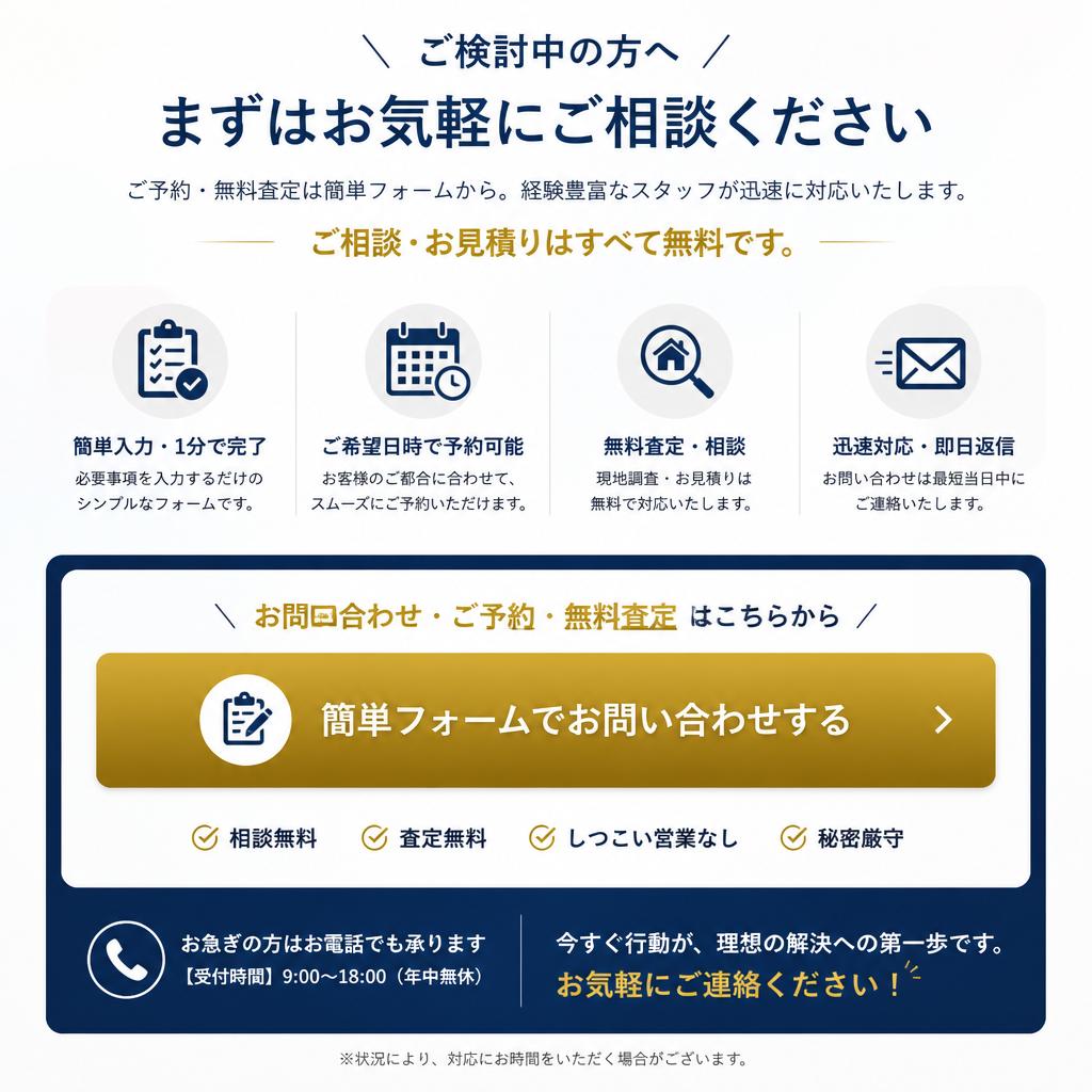 7. お問い合わせ・無料査定のオファー