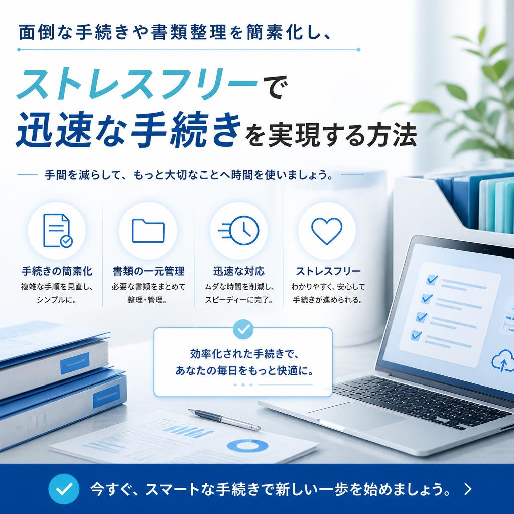 手続きの簡素化